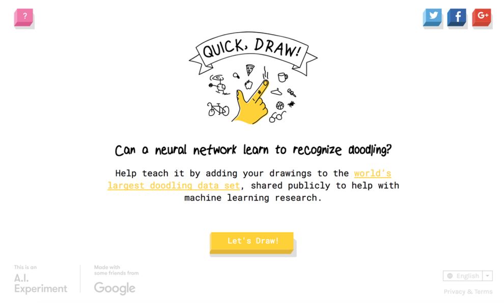 Quick Draw Creative Homepage