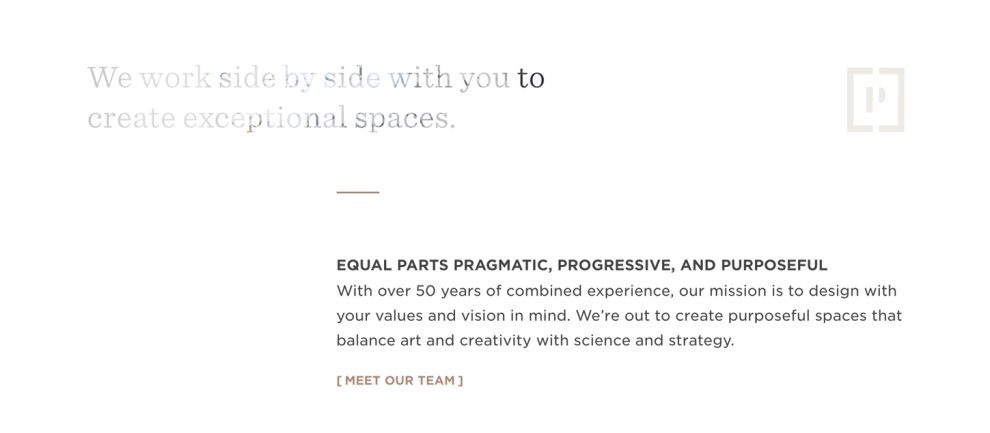 Parallel Design Group Clean About Page