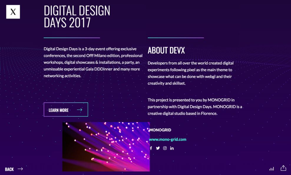 DEVX Experiments Awesome About Page