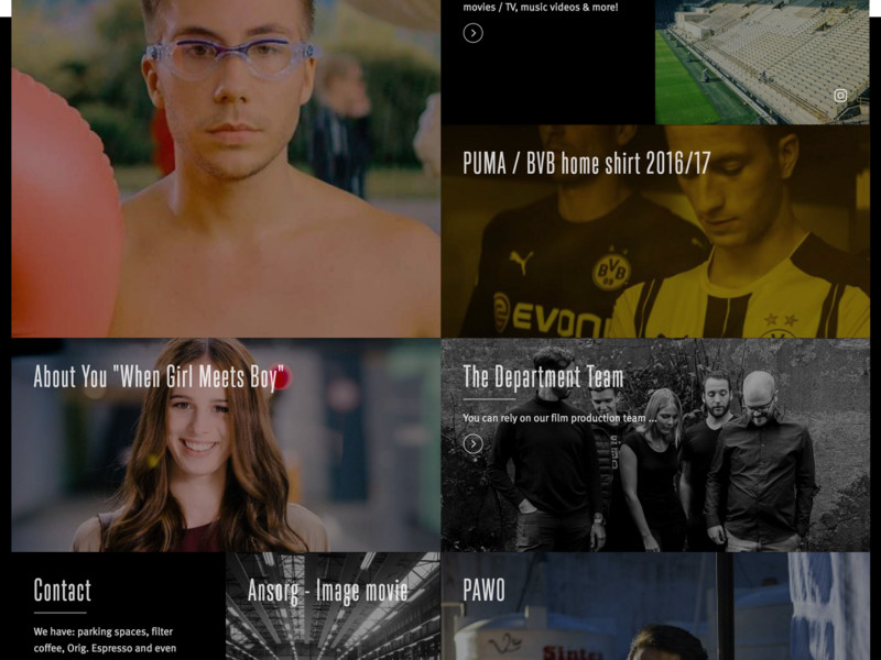 Das Department Amazing Homepage