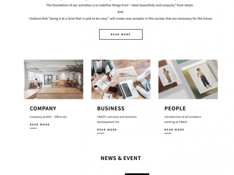 Crazy Clean Homepage
