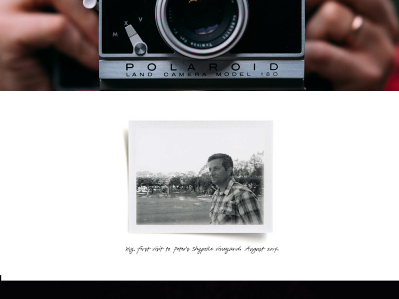 Matt Morris Wines Clean Homepage