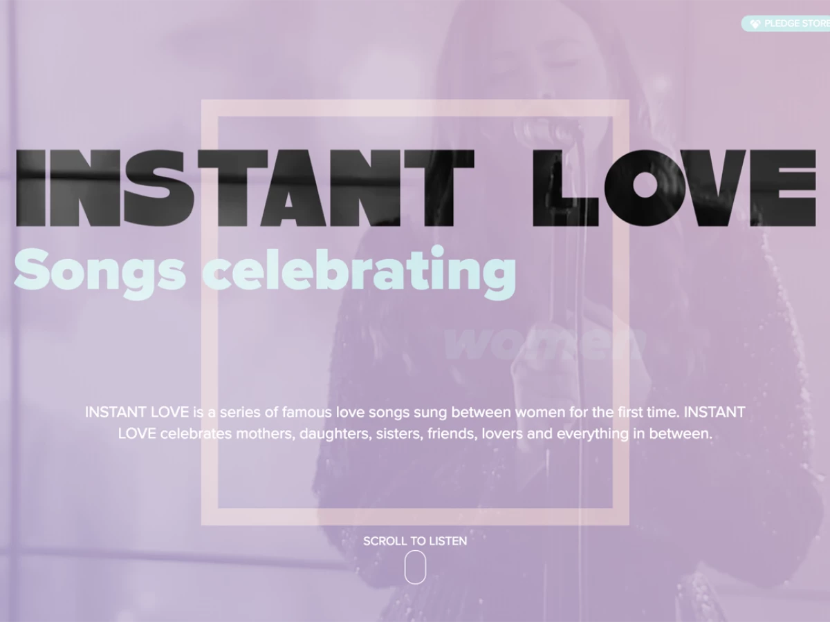 Instant Love Colorful Homepage