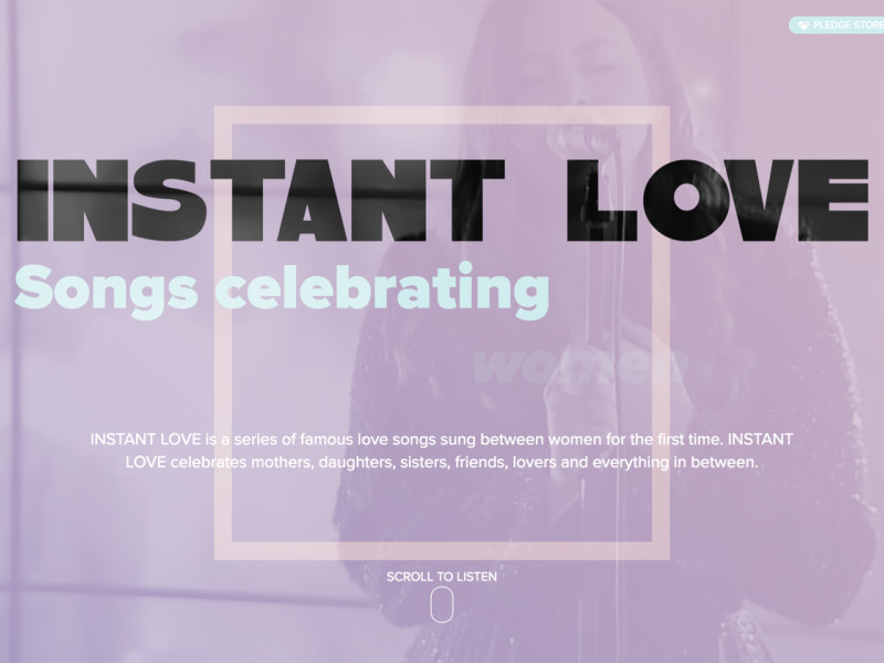 Instant Love Colorful Homepage