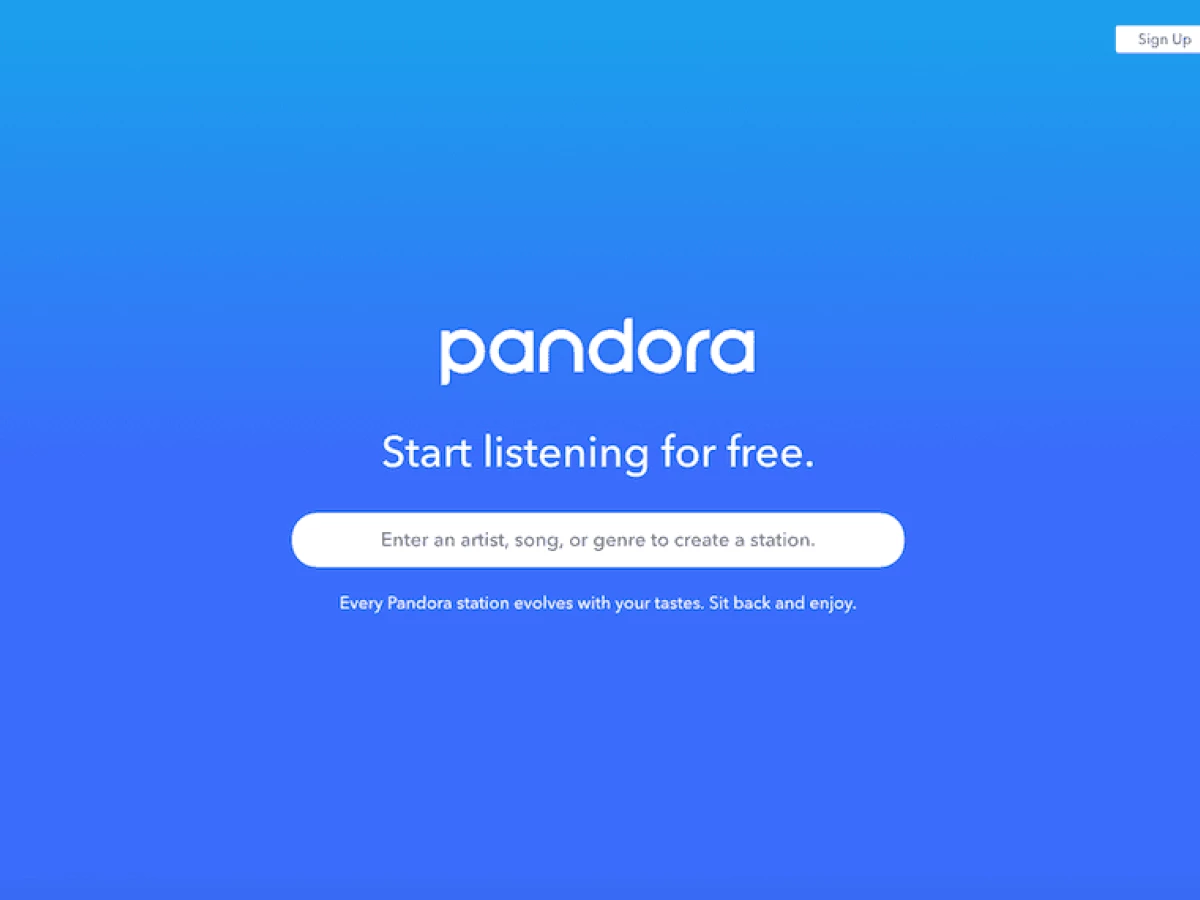 Pandora Awesome Homepage