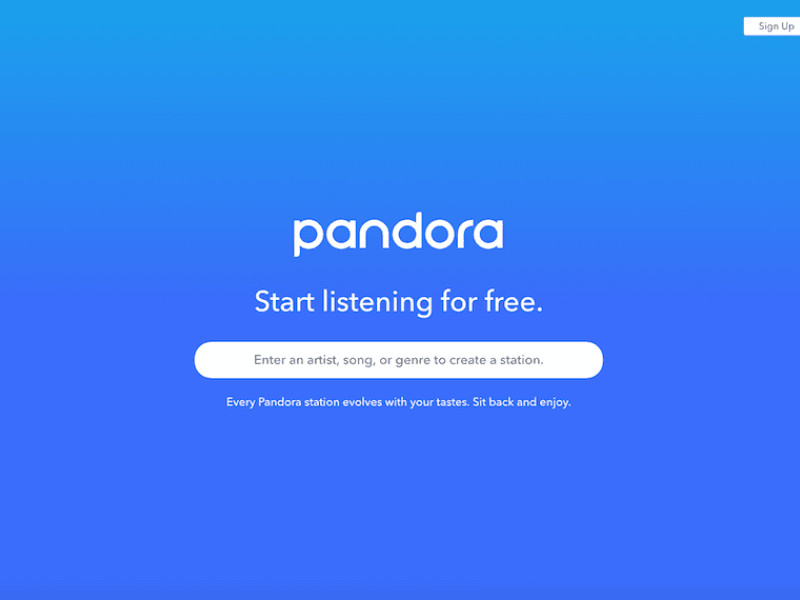 Pandora Awesome Homepage