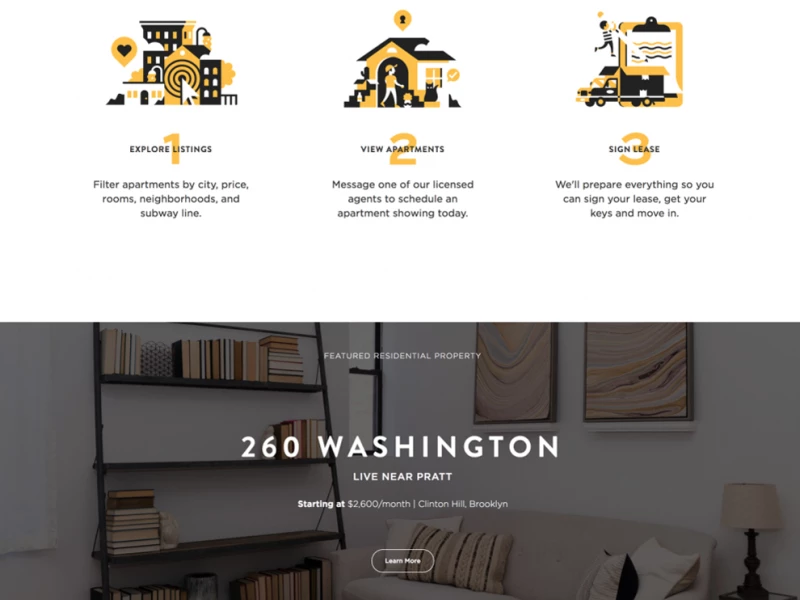 Nooklyn Clean Website Design