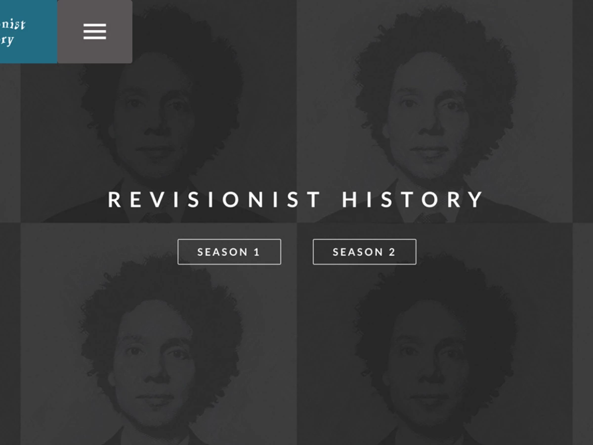 Revisionist History Great Homepage