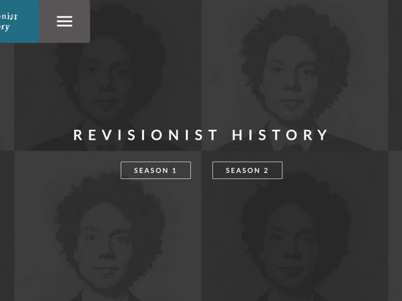 Revisionist History Great Website Design