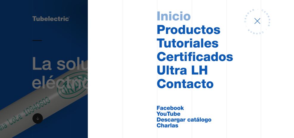 Tubelectric Awesome Menu Design