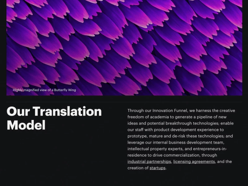 Wyss Institute Great Website Design
