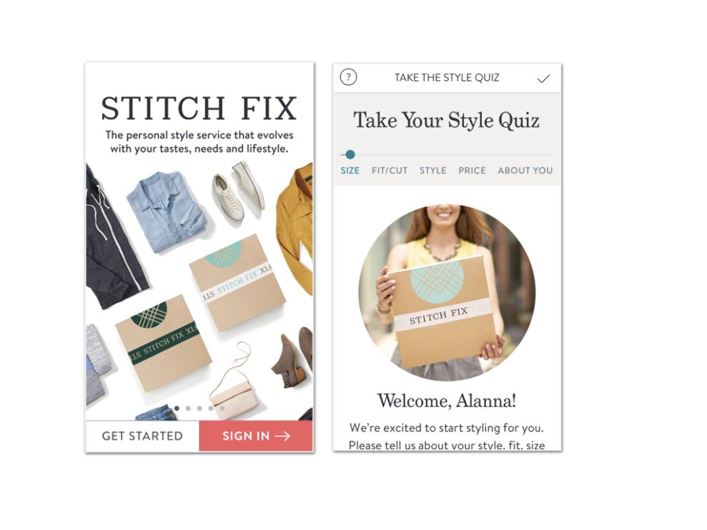 Engaging App Design Inspiration Stitch Fix DesignRush