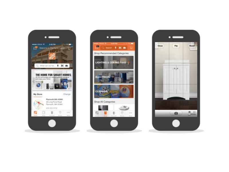 Home Depot Great App Design