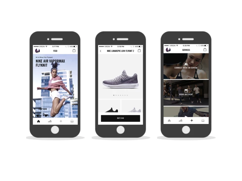 Nike Stunning App Design