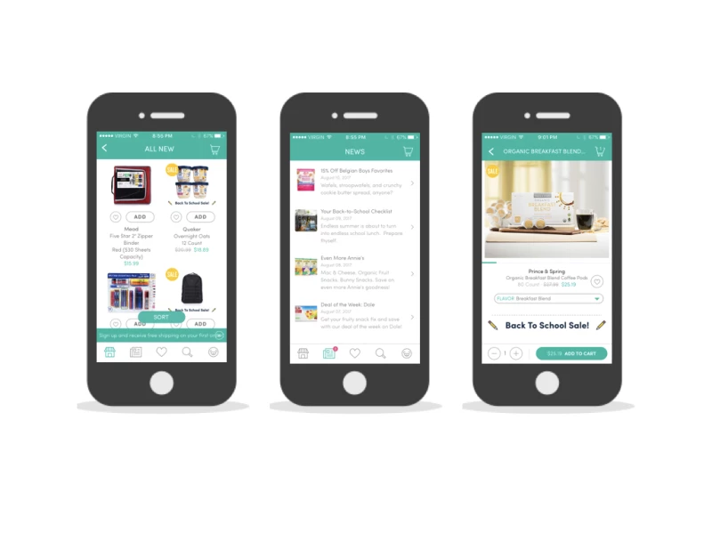 Boxed Cool App Design