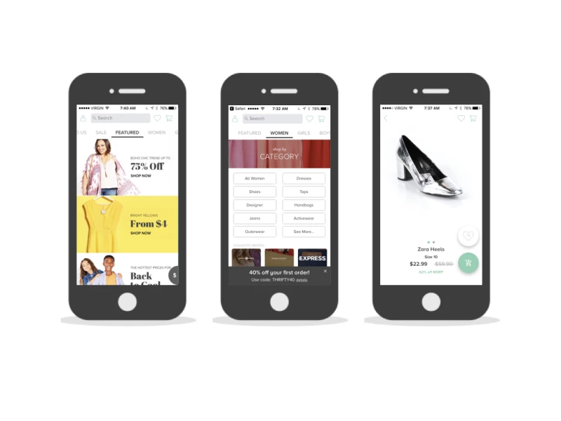 thredUP User-Friendly App Design