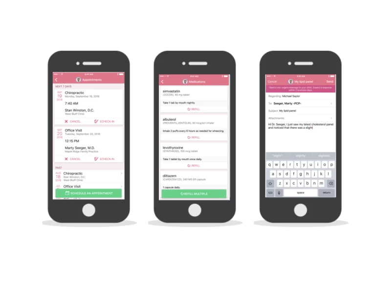 MyChart Intuitive App Design