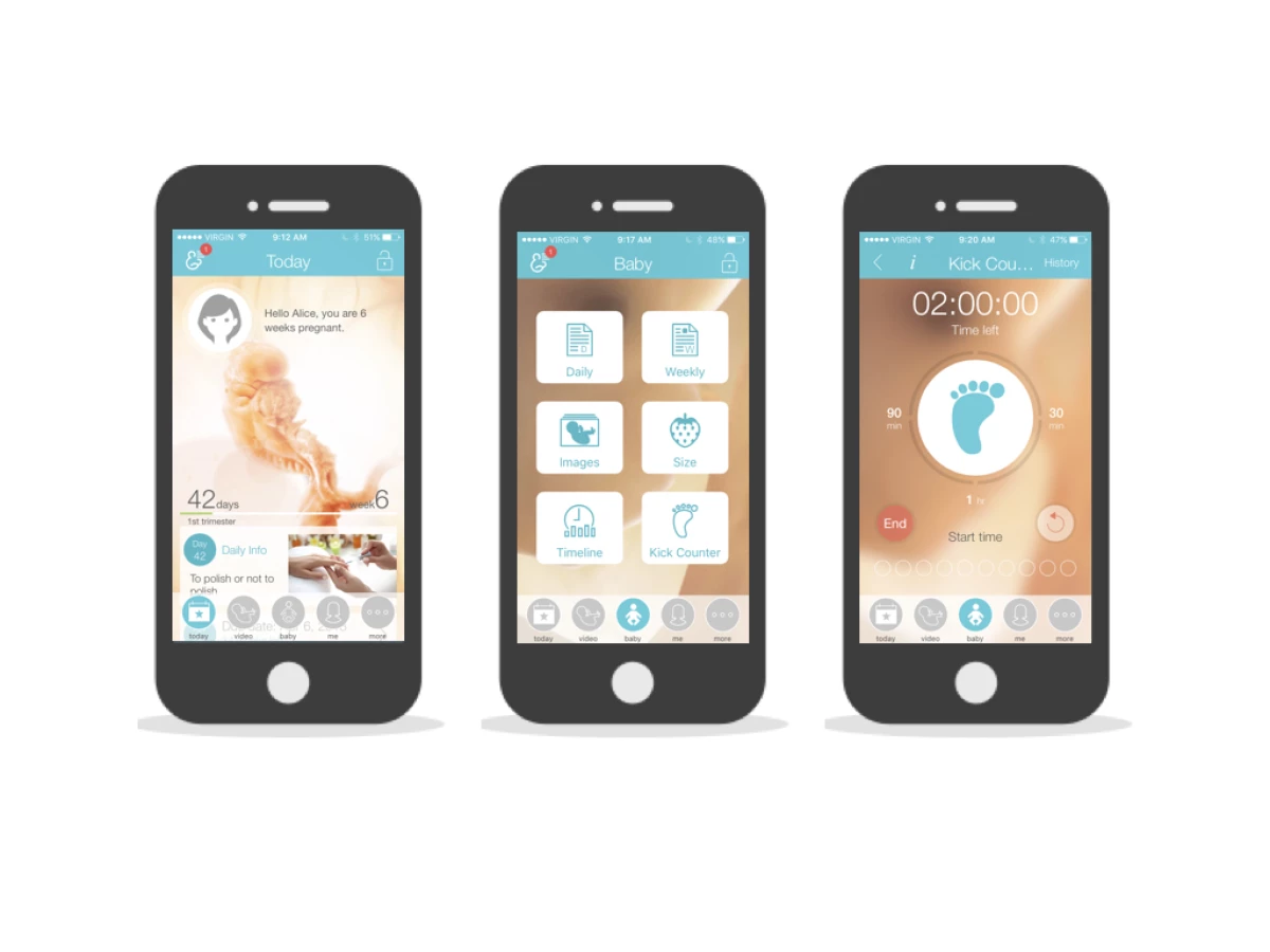 Pregnancy + Cool App Design