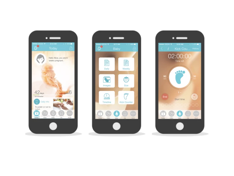 Pregnancy + Cool App Design