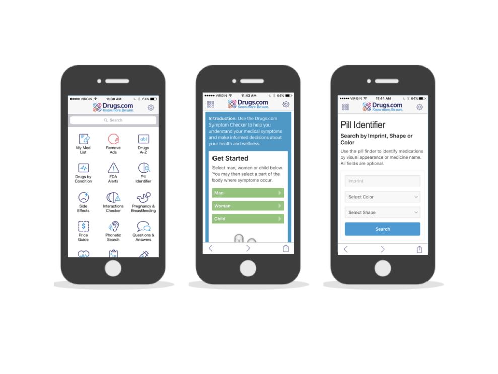Drugs.com Top App Design
