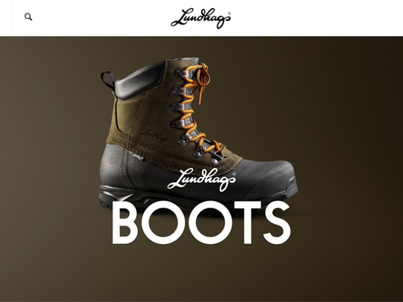 Lundhags Boots Elegant Homepage