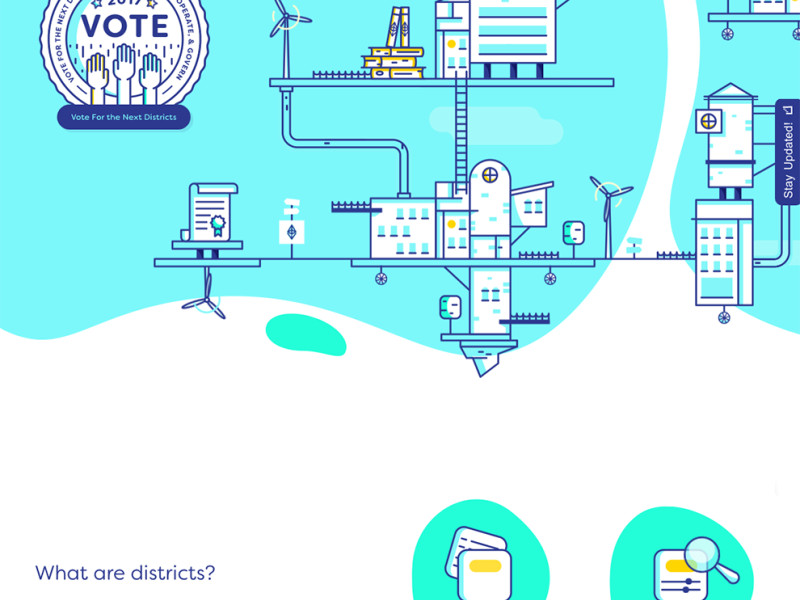 District0x Colorful Homepage