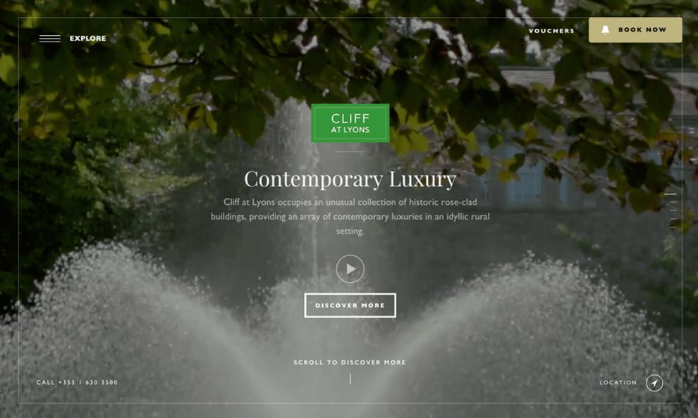 Cliff at Lyons Great Homepage