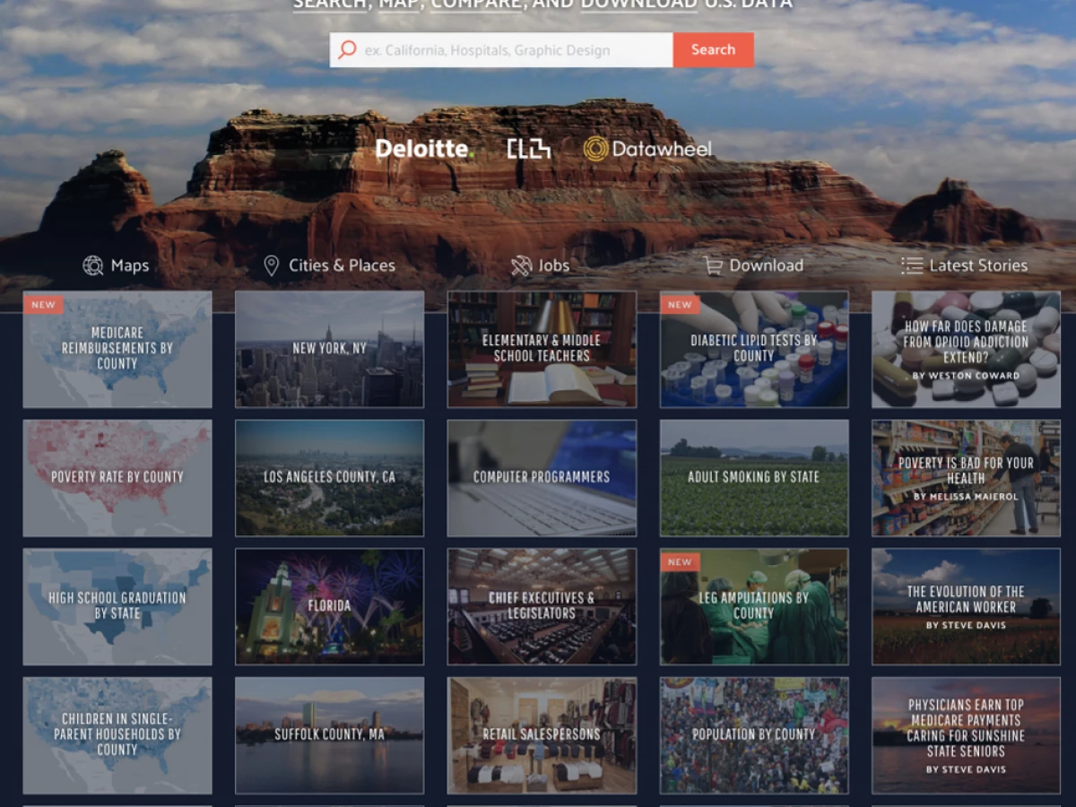 Data USA Great Homepage