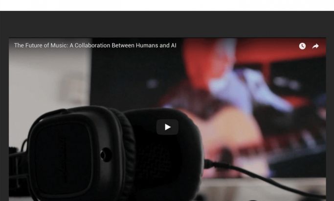 Amper Music Great Homepage