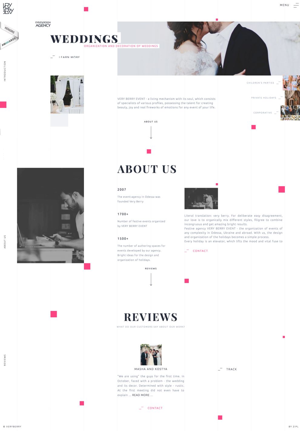 Very Berry Awesome Homepage