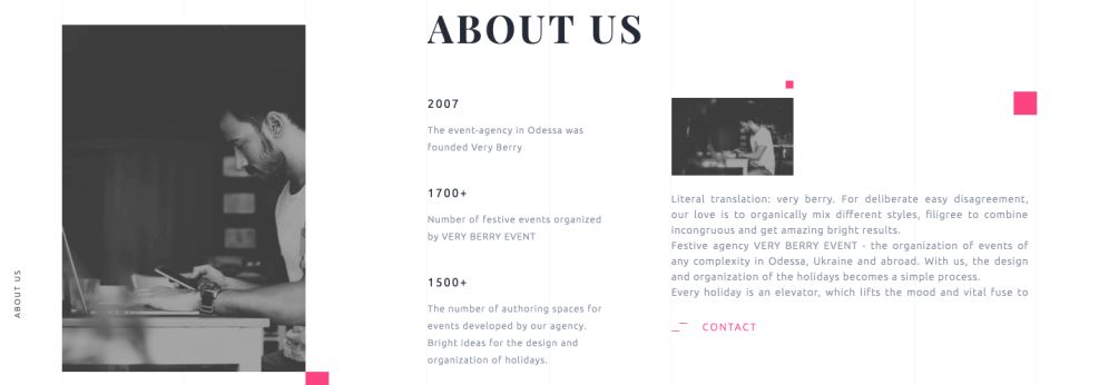 Very Berry Awesome About Page