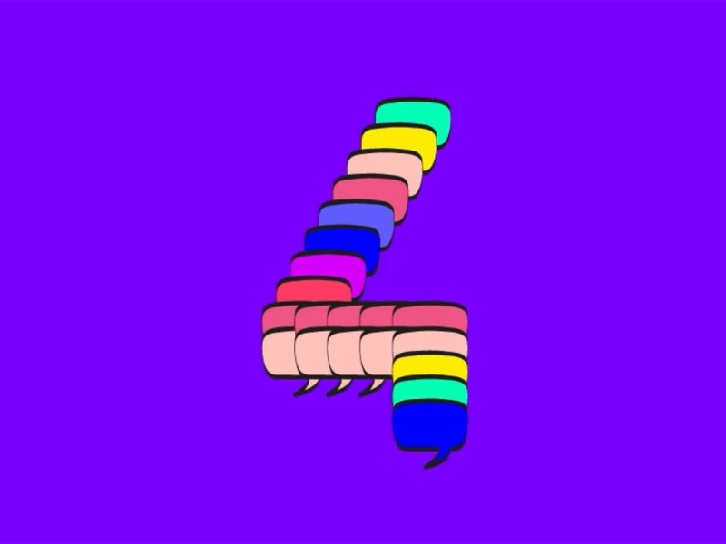 4uatre Colorful Website Design