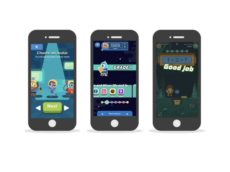 Zap Zap Math Playful App Design
