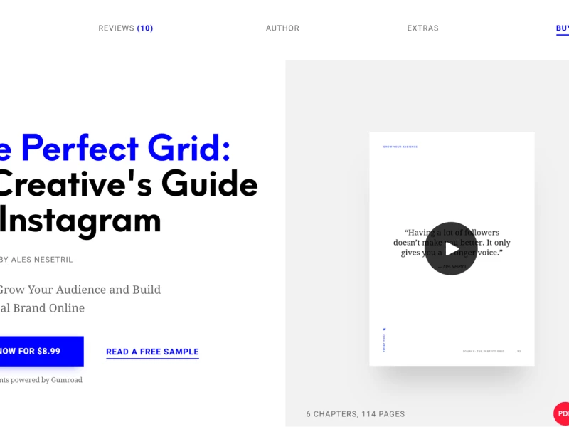 The Perfect GridBook Top Website Design