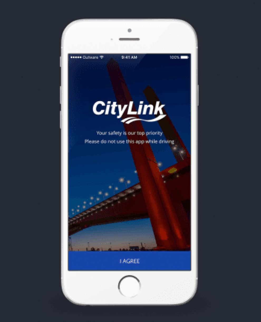 Citylink Top App Design