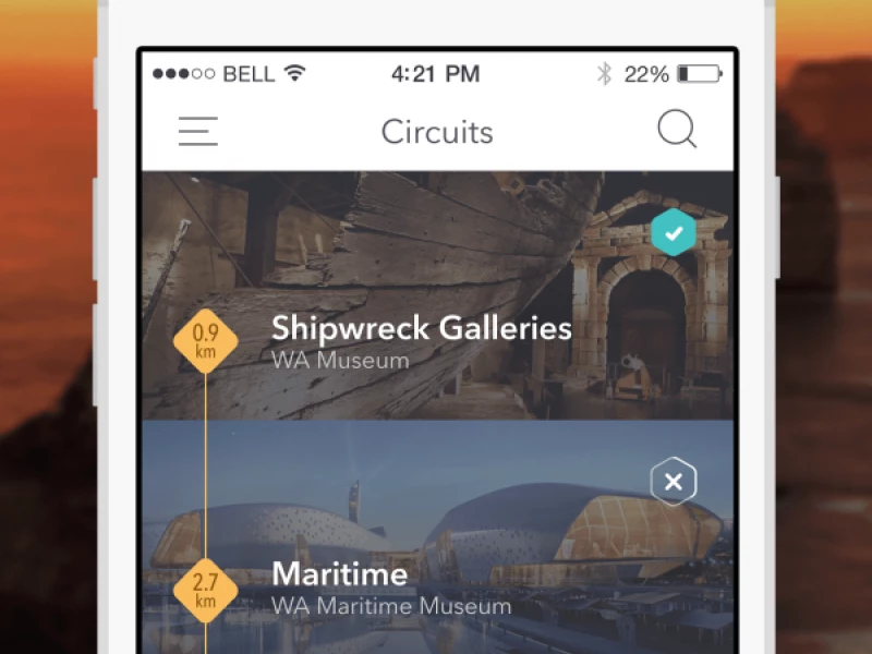 Everythere Top App Design