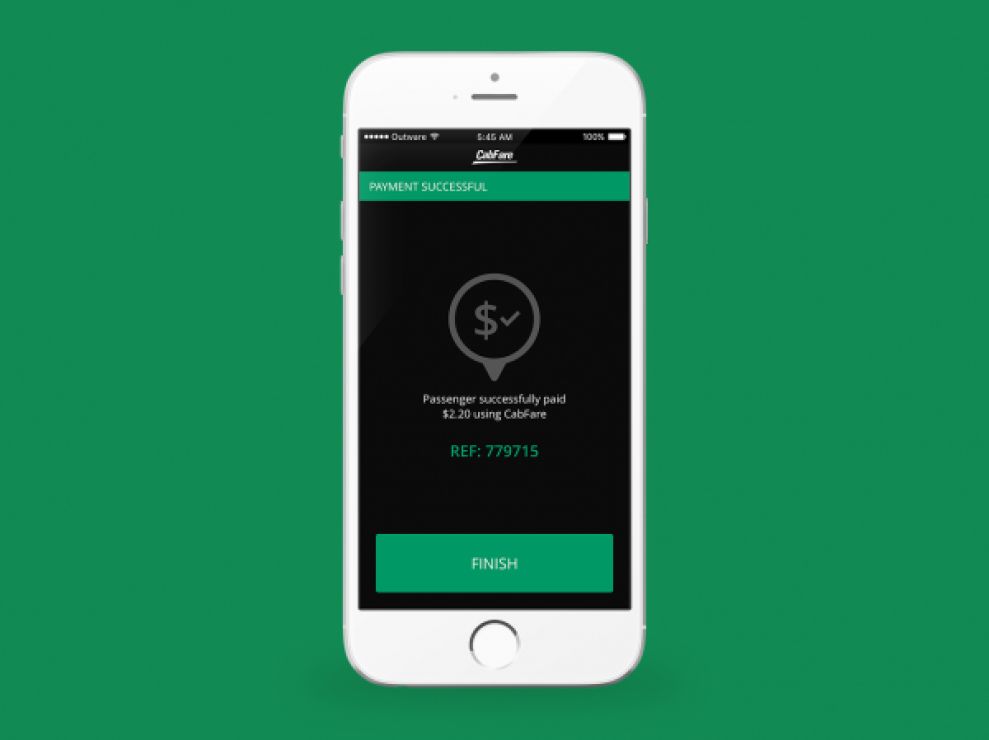 CabFare Clean App Design