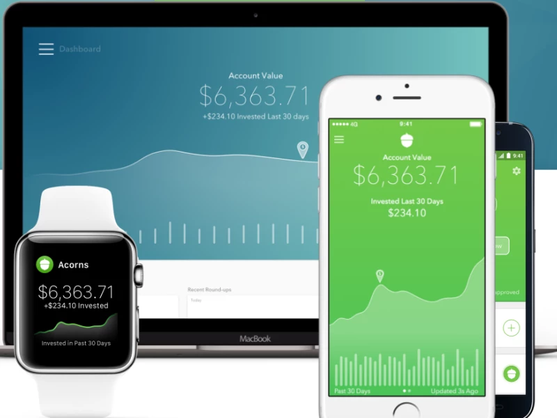 Acorns Modern App Design