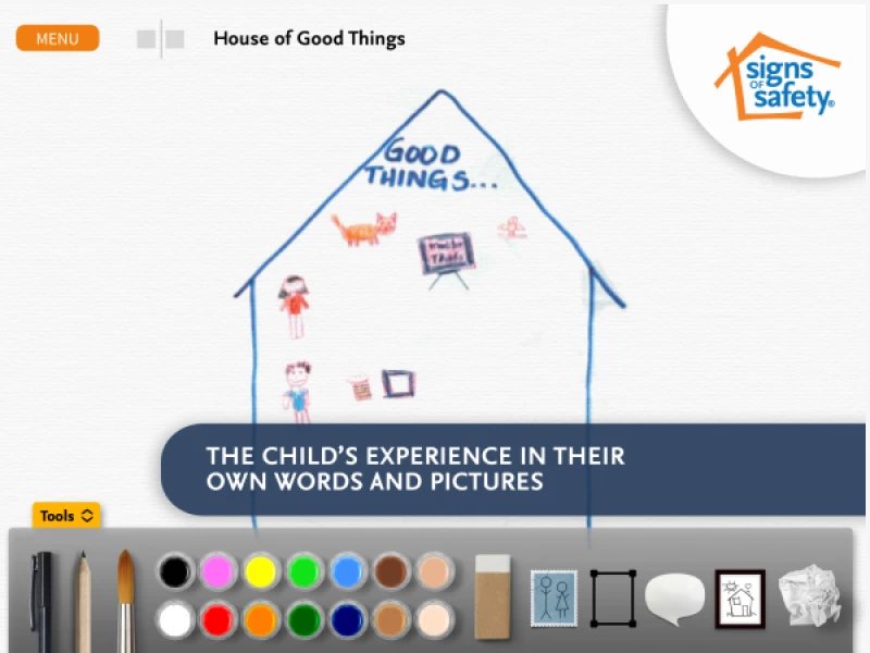 My Three Houses Playful App Design