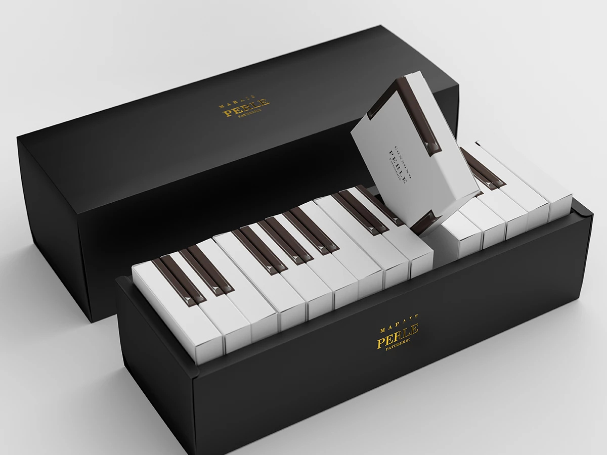 MARAIS Piano Cake Creative Packaging Design