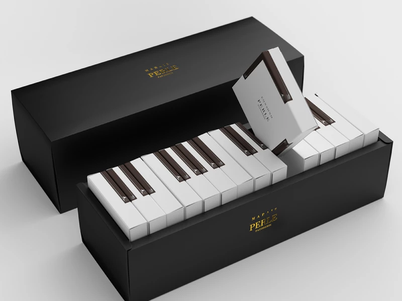 MARAIS Piano Cake Creative Packaging Design