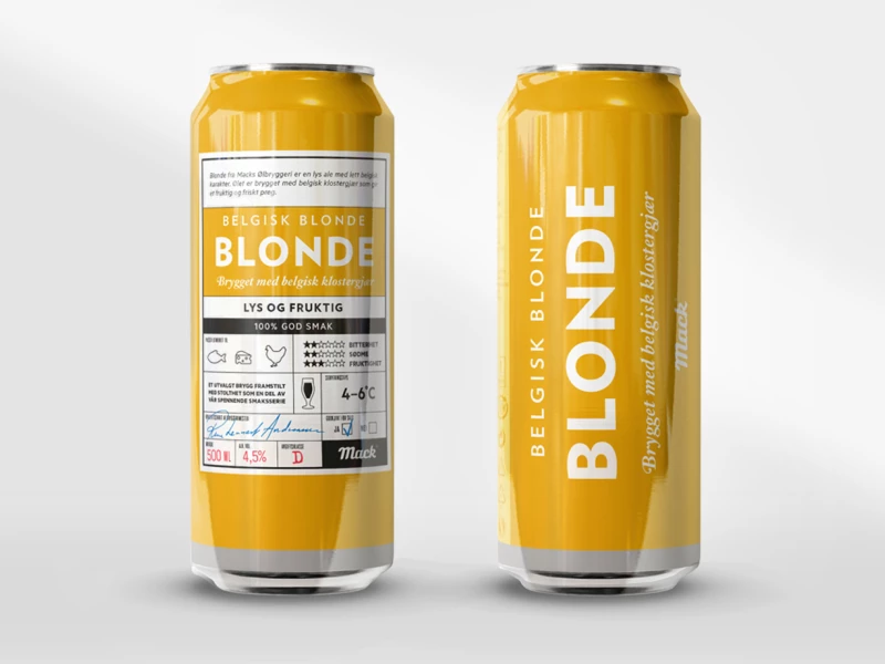 Mack Special Brew Amazing Package Design