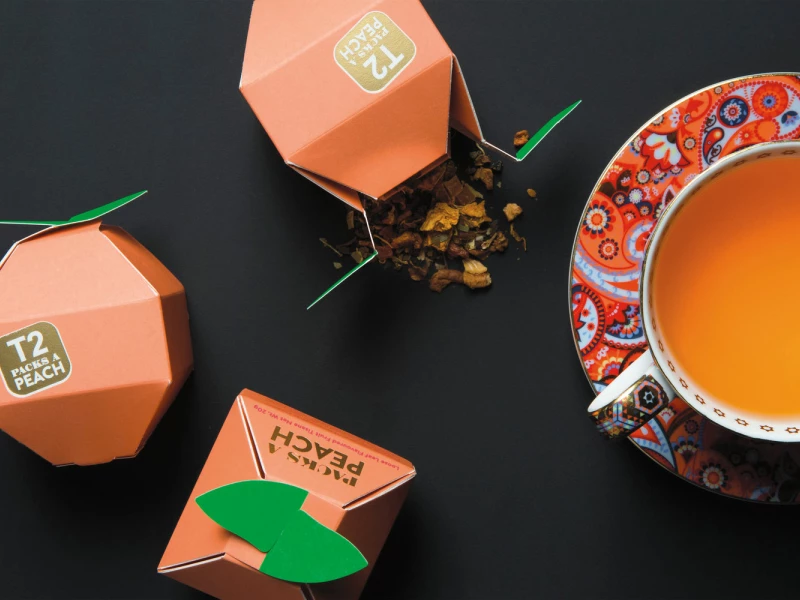 T2 Tea Mini Fruits Creative Packaging Design