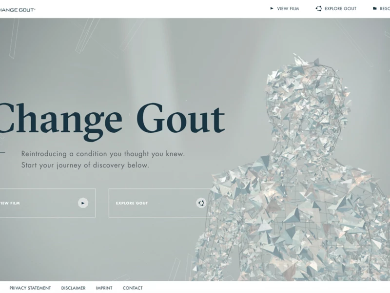 Change Gout Creative Website Design