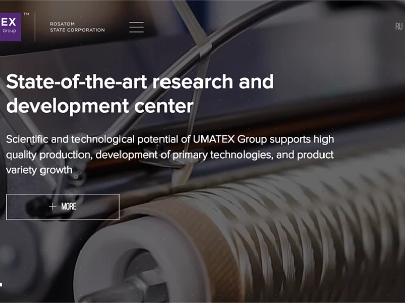 UMATEX Group Amazing Website Design
