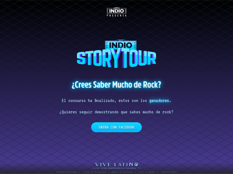Indio Amazing Homepage