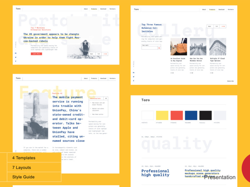 Library Creative Website Design