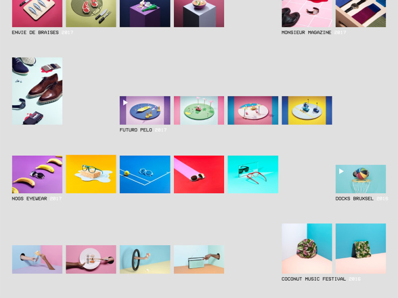 Alexis Facca Minimal Homepage Design