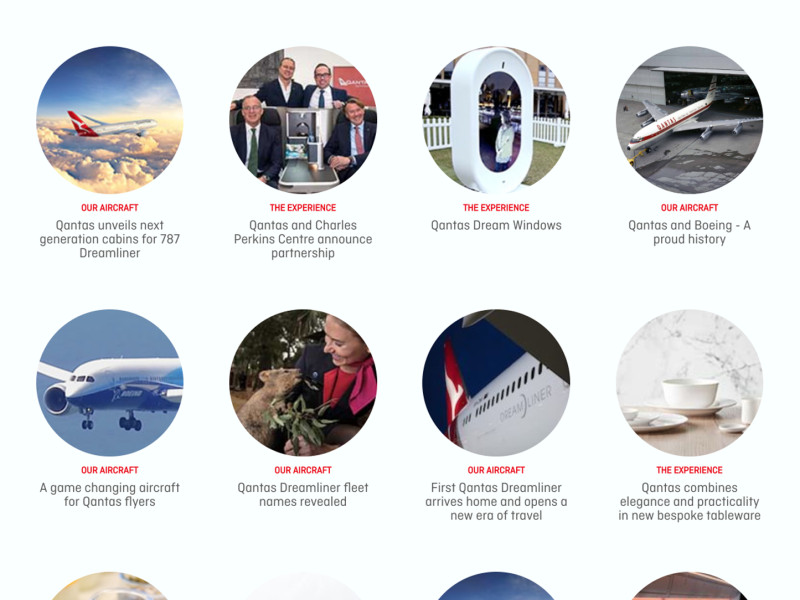 Qantas Clean Homepage