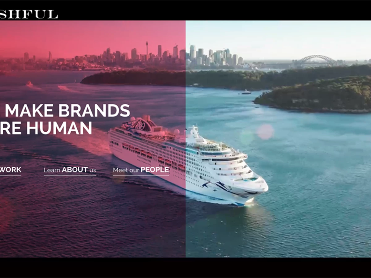 Bashful Creative Agency Beautiful Homepage
